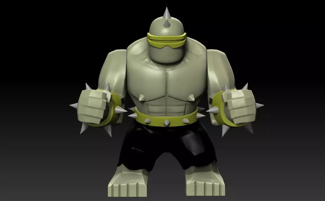 Mutant leader big lego figure 3D print model_0