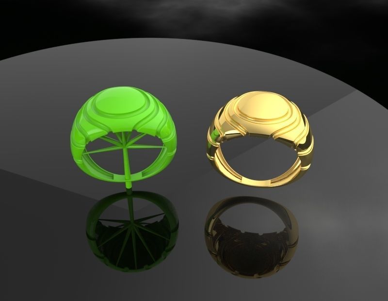 Simple but elegant rings 3D print model_5