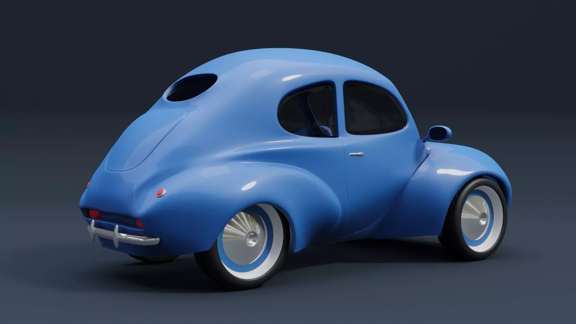 Cartoon Car Pixar Style 3D model_0