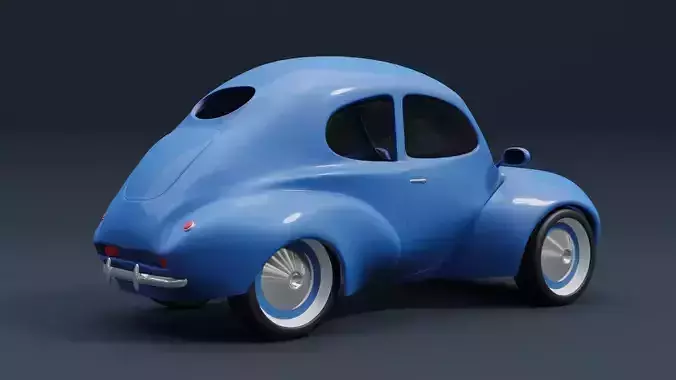 Cartoon Car Pixar Style