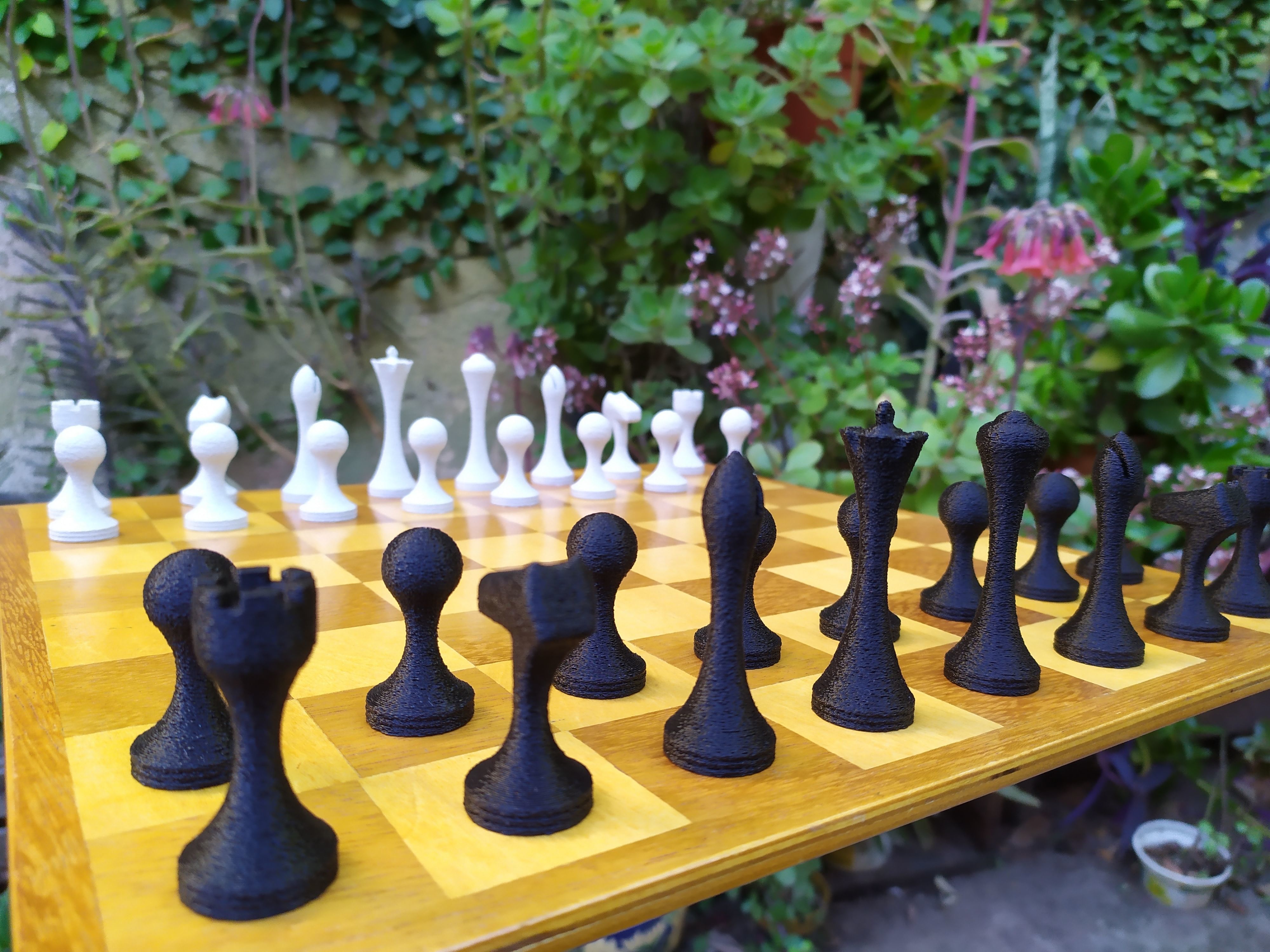 Slim Chess Set 3D print model_6