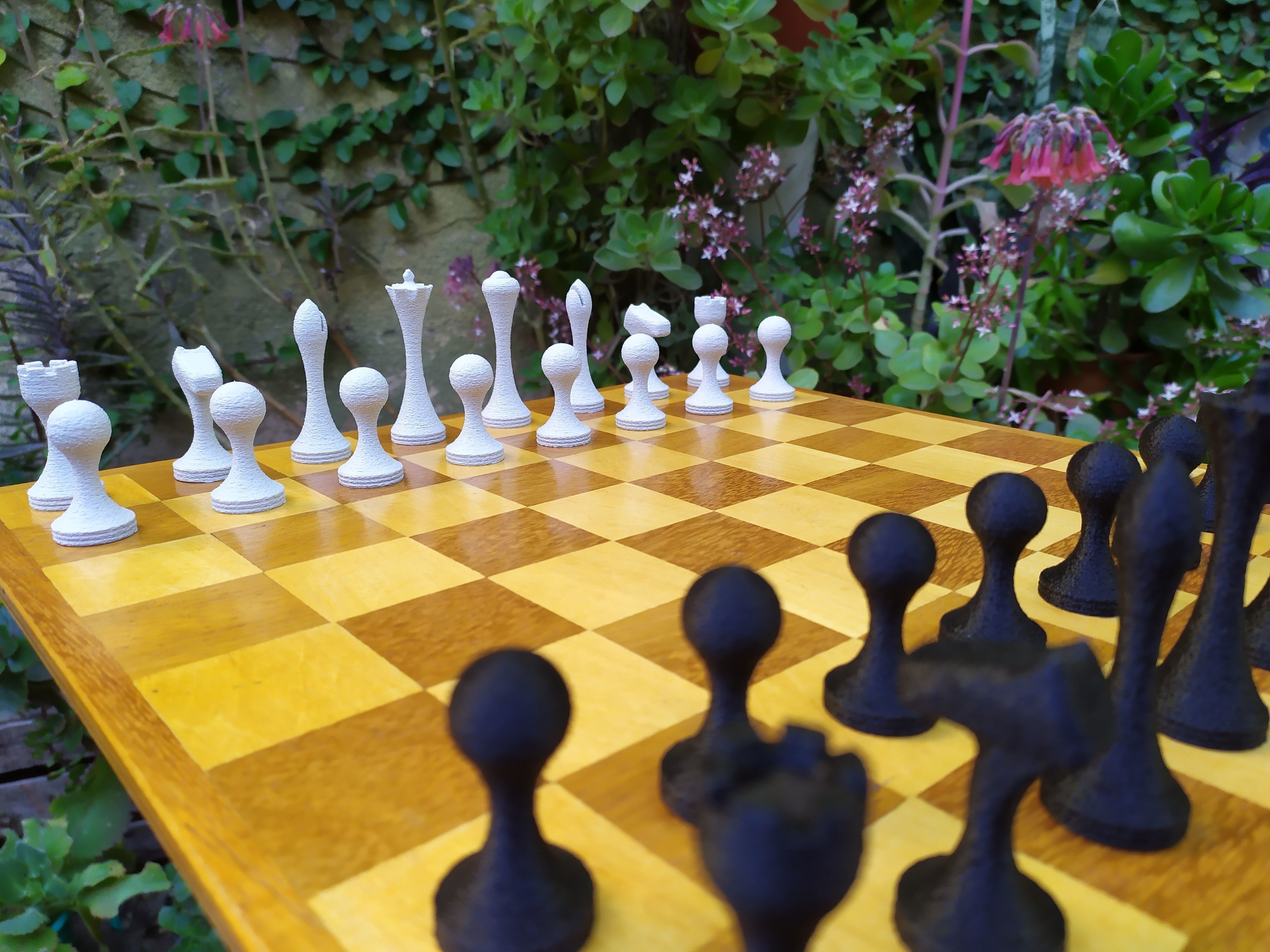Slim Chess Set 3D print model_5