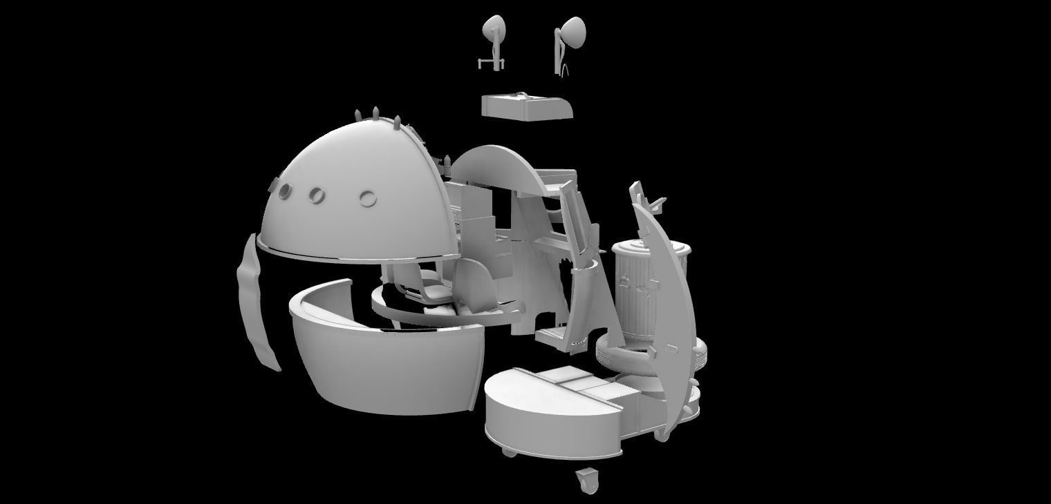 EXPLORERS Thunder Road 3D print model 3D print model_9