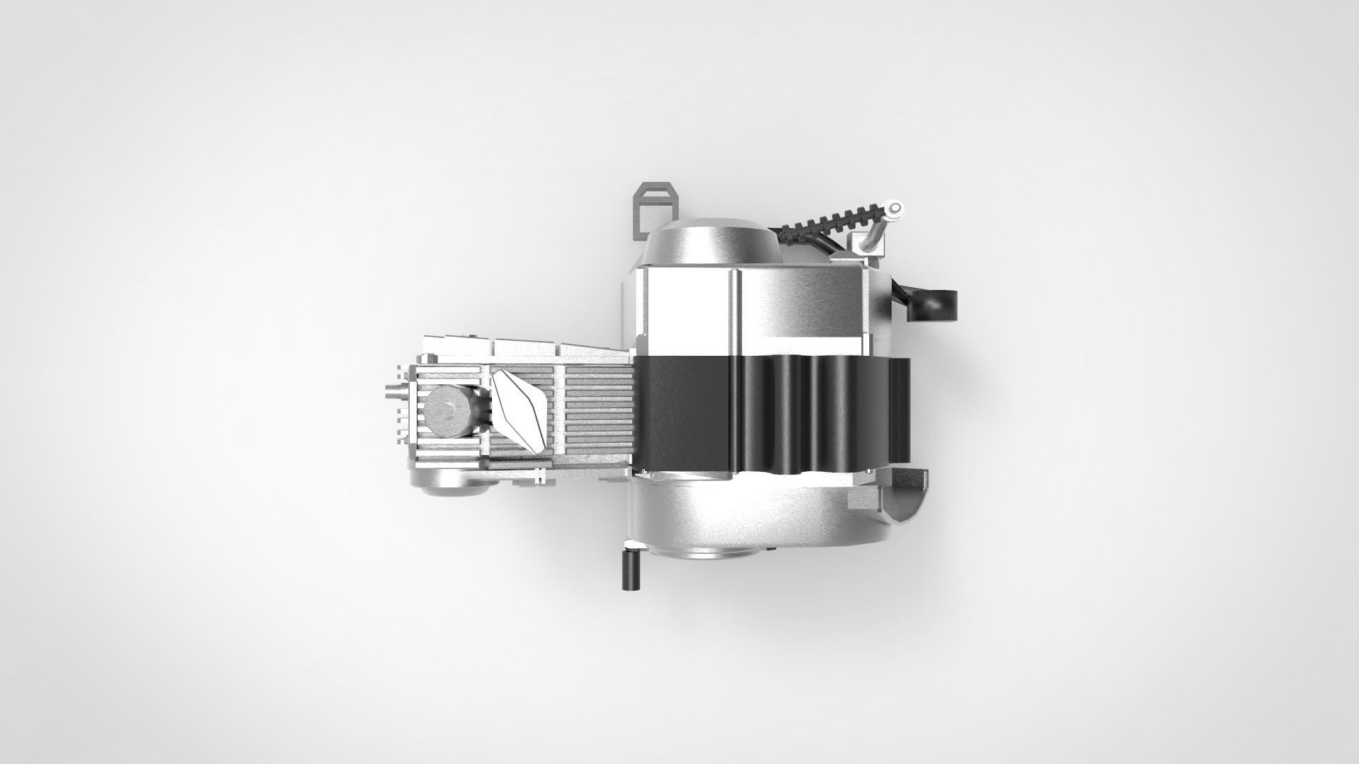 motorcycle engine 3D model_4