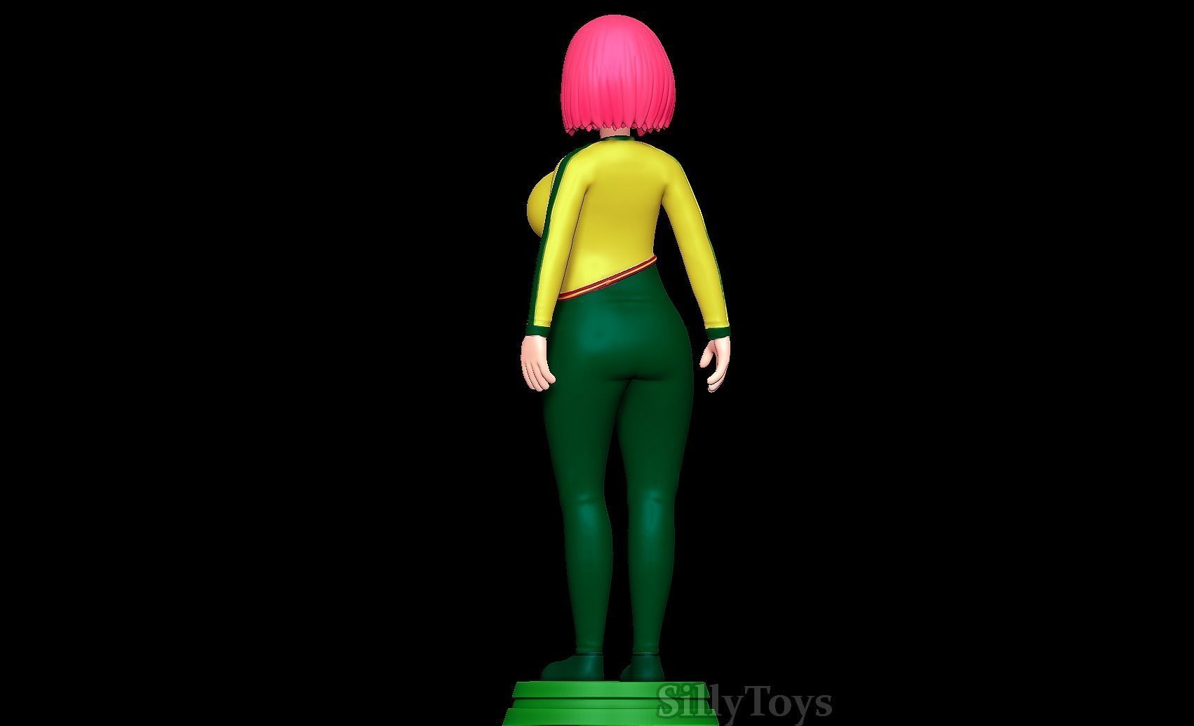 Hanabata Yolkian outfit - Immoral Guild 3D print model_3