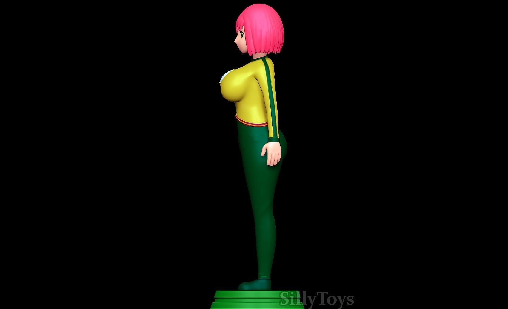 Hanabata Yolkian outfit - Immoral Guild 3D print model_2