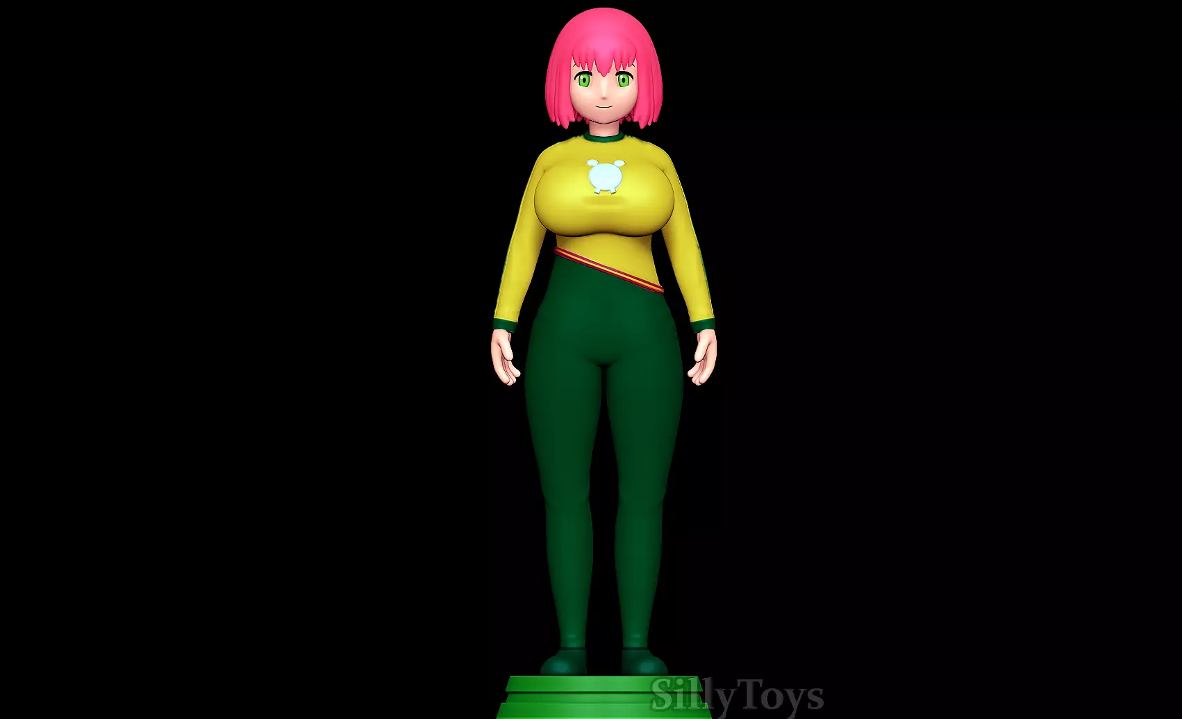 Hanabata Yolkian outfit - Immoral Guild 3D print model_0