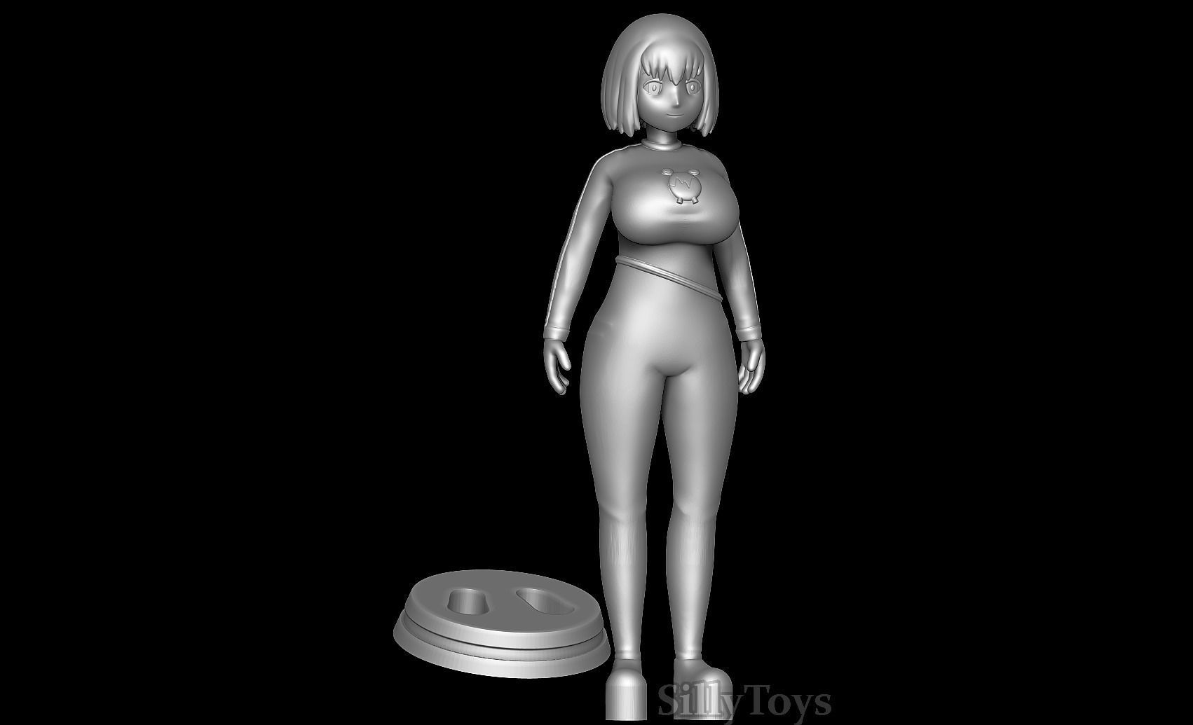 Hanabata Yolkian outfit - Immoral Guild 3D print model_4