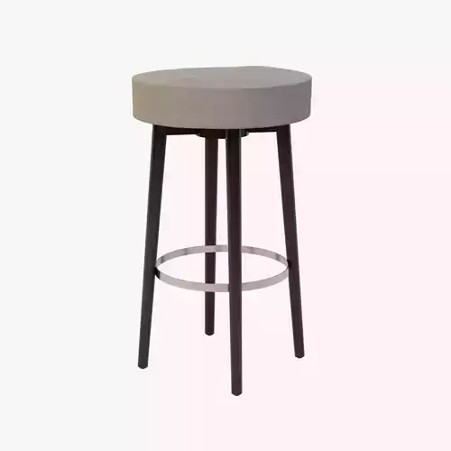 Upholstered Bar Stool 3D model