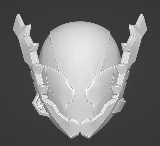 Kamen Rider Rogue 3D printable Cosplay Helmet