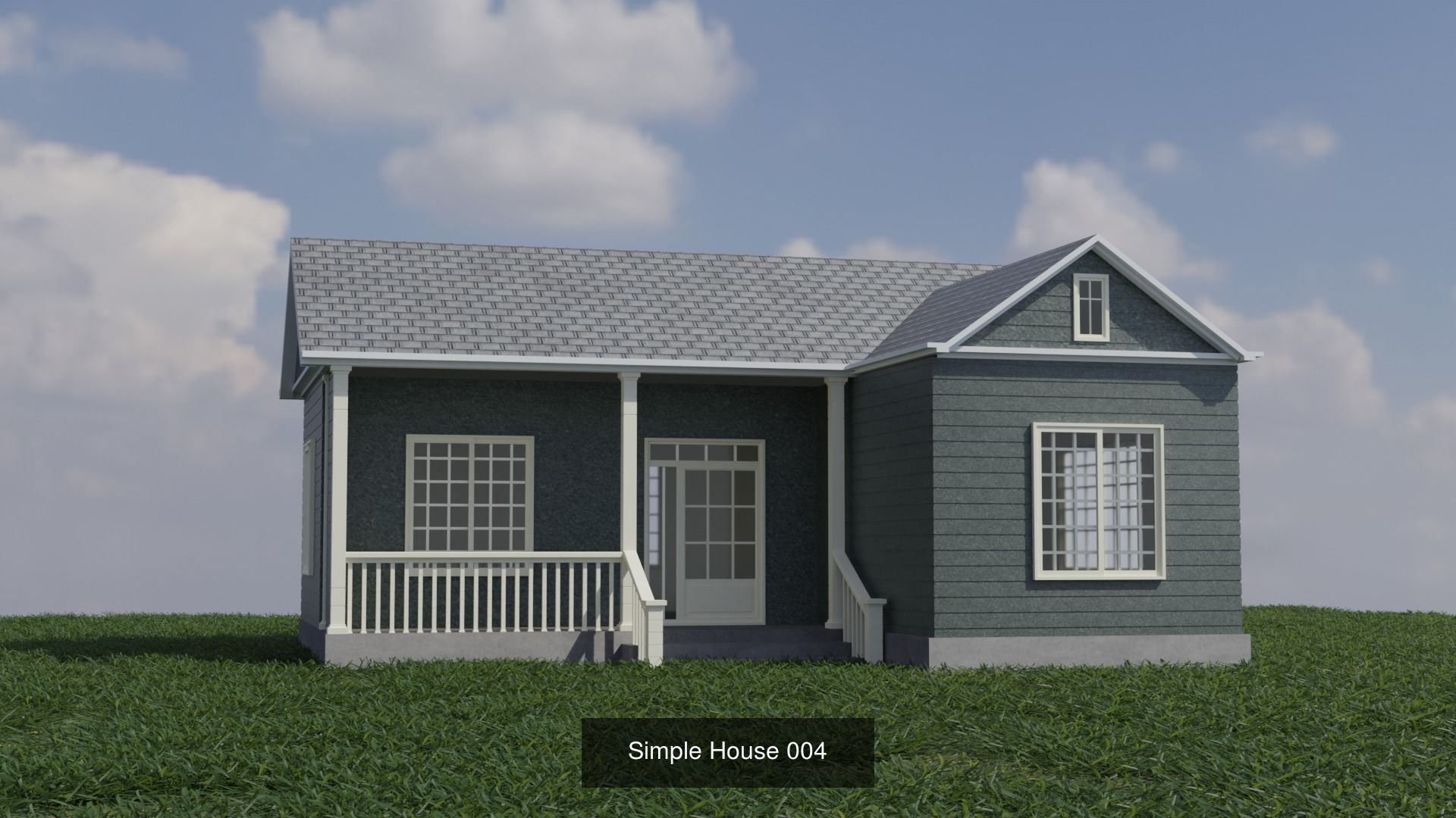 Simple House Pack 3D Model Collection_5