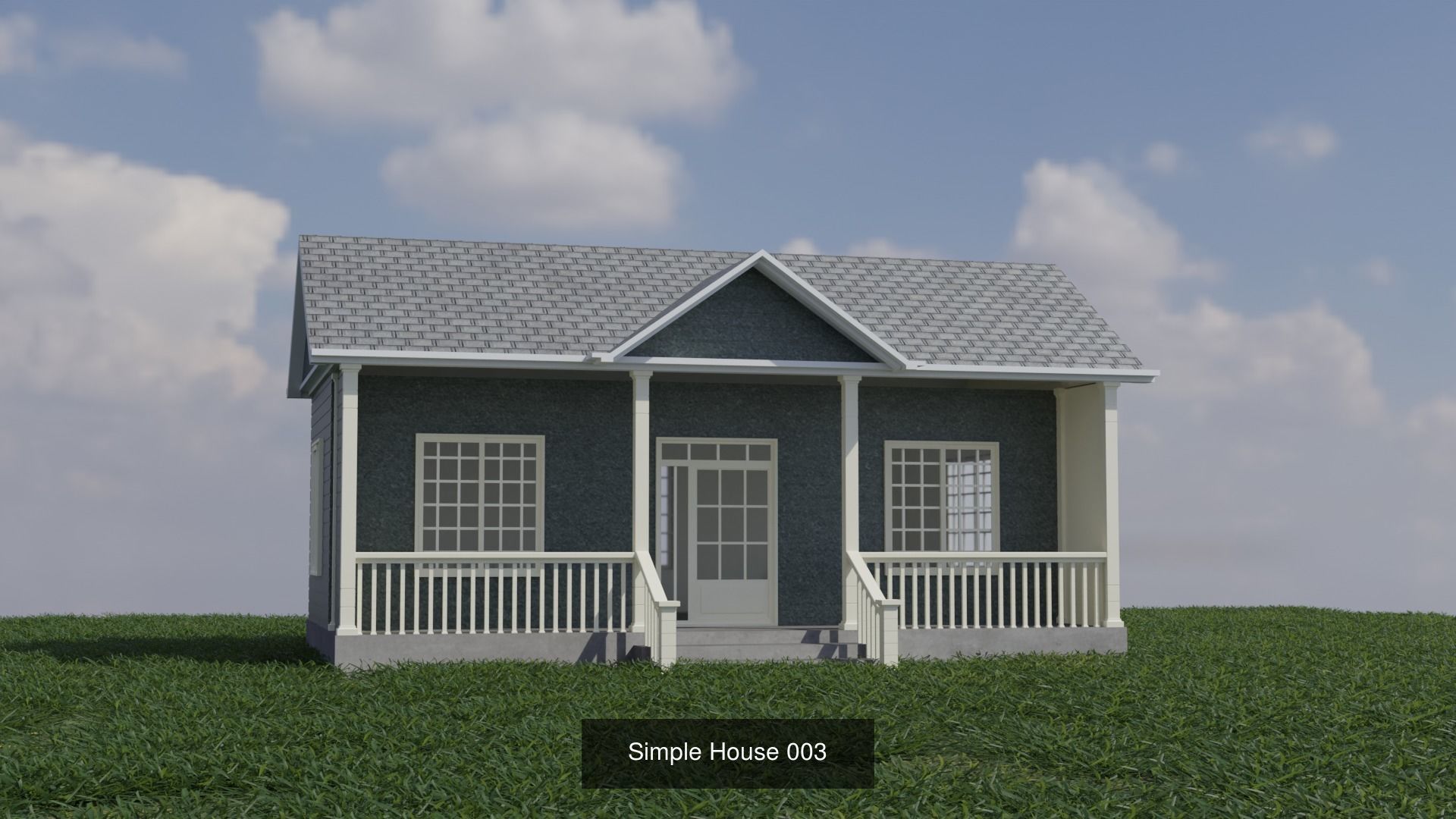 Simple House Pack 3D Model Collection_4