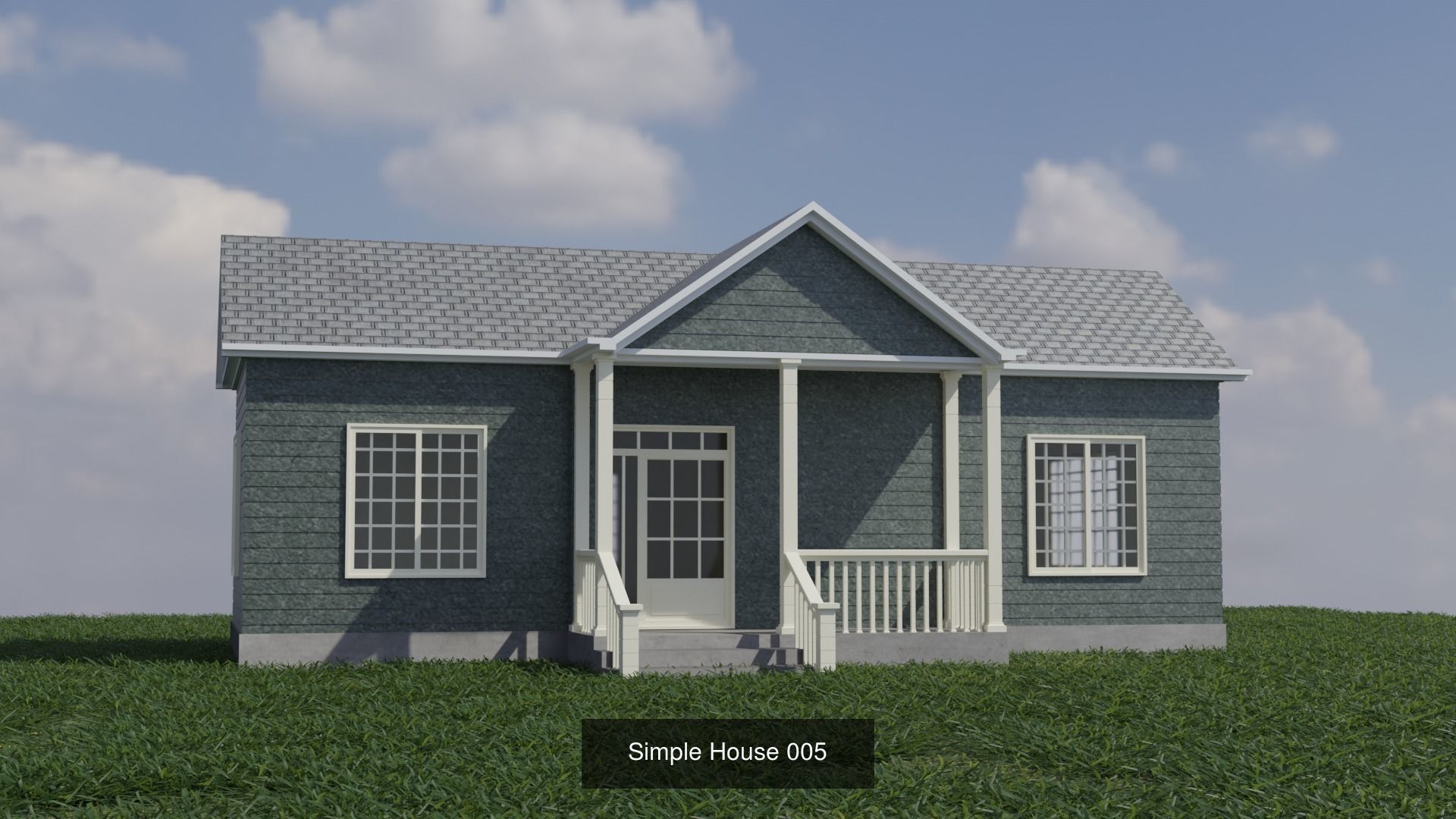 Simple House Pack 3D Model Collection_6