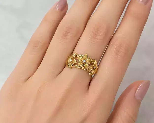 4Rings  AND Type of Flower Ring 