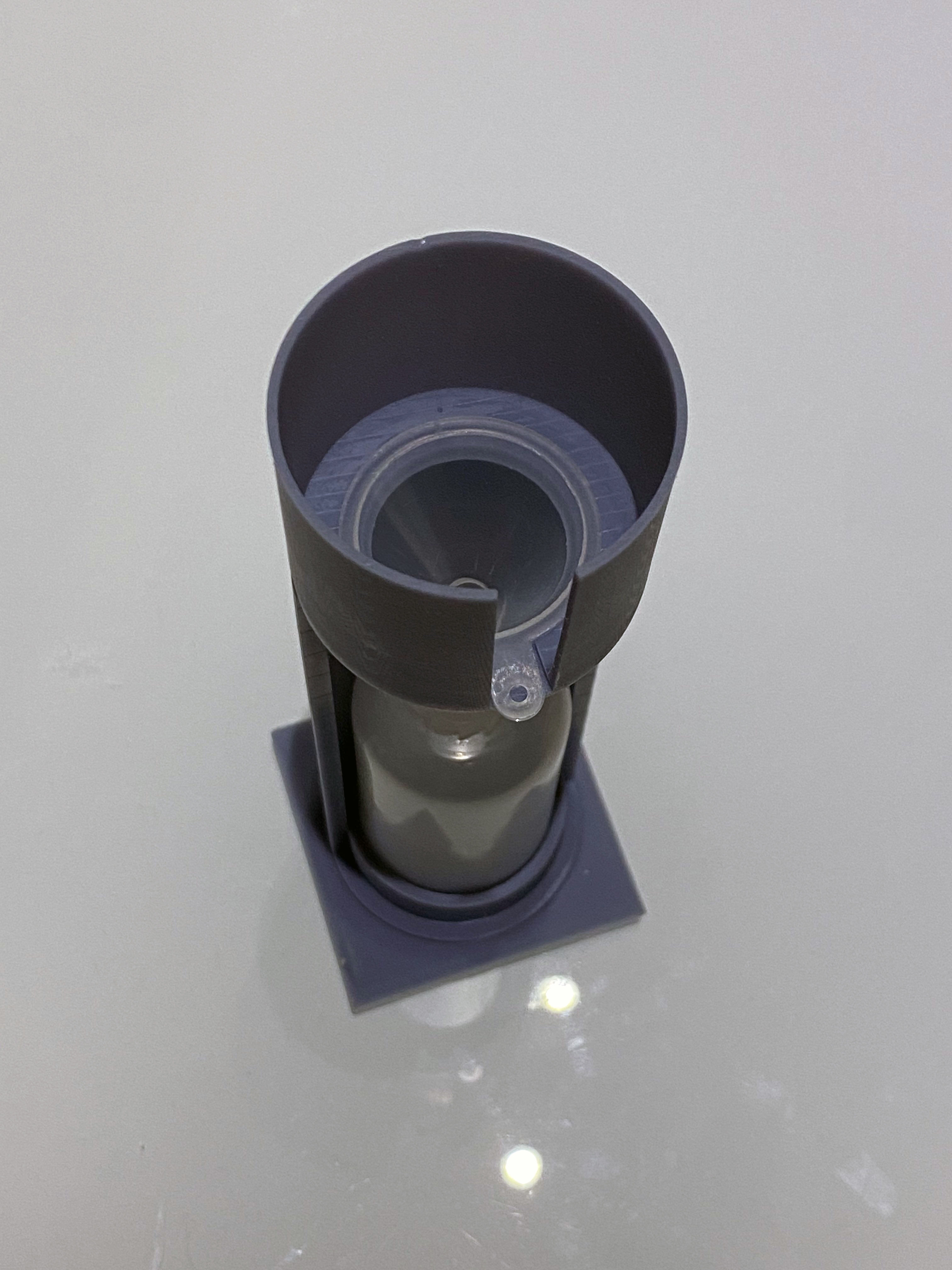 Citadel pot to dropper bottle transfer stand 3D print model_1