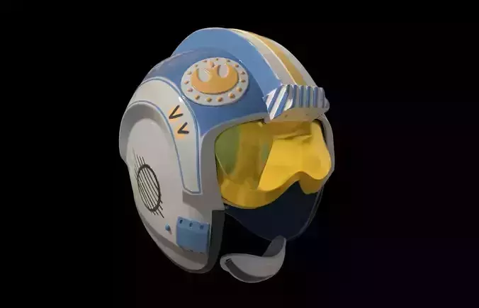 X Wing Helmet 3d digital download carson teva helmet 3D print model