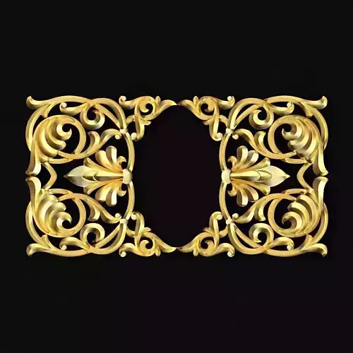 Central decor ornament for furniture