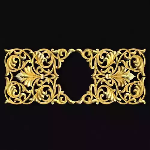 Central decor ornament for furniture