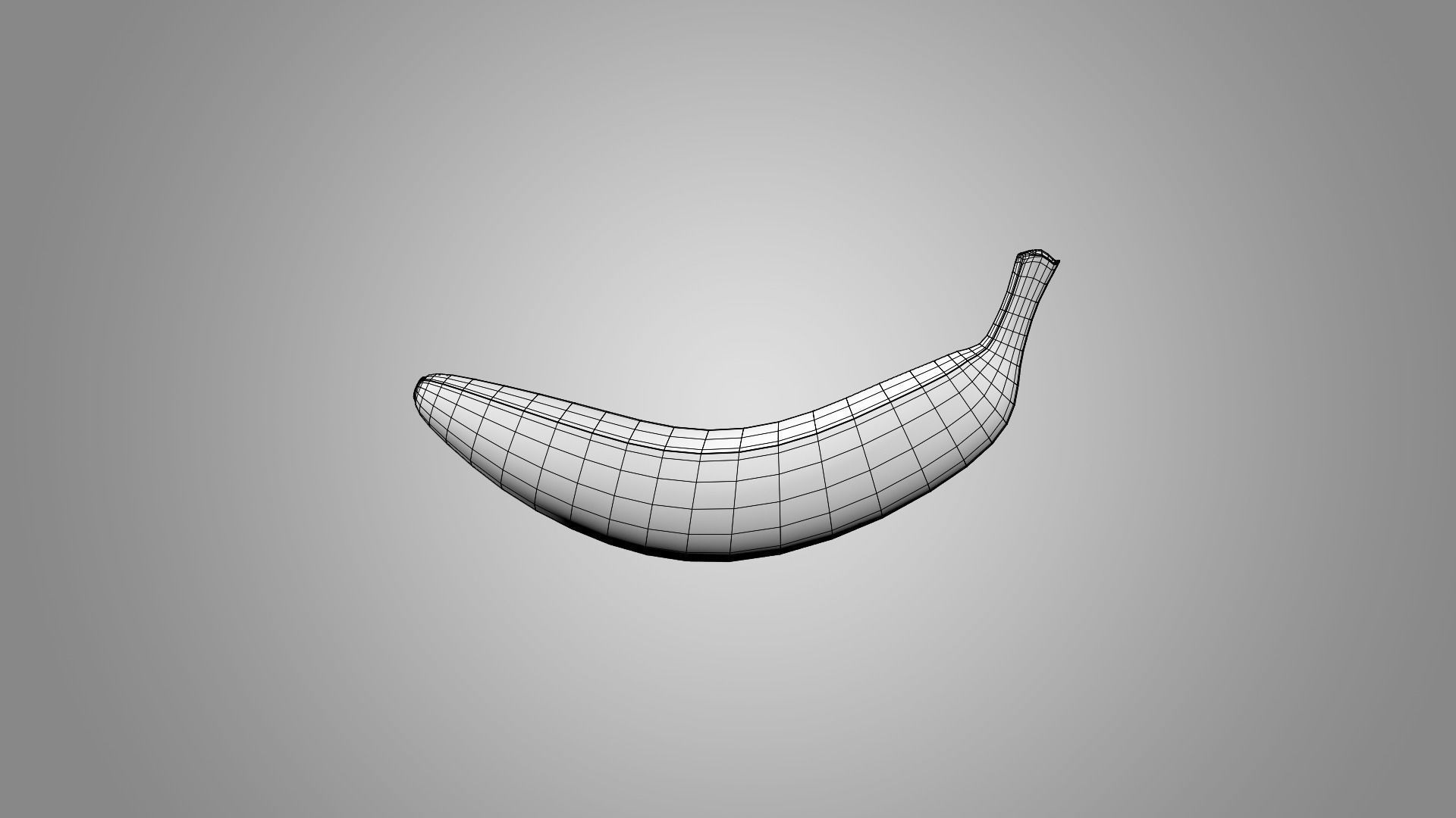 Banana 3D model_4