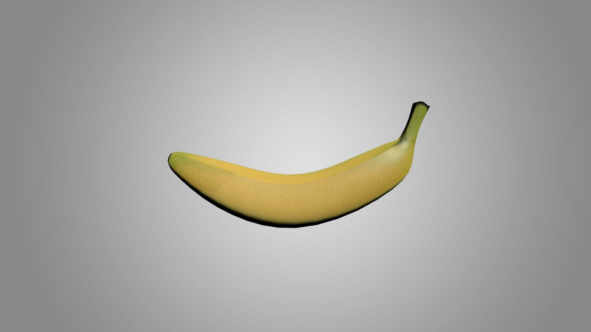 Banana 3D model_2