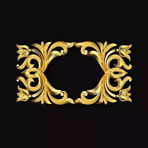 Central decor ornament for furniture