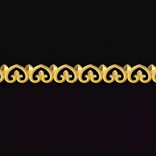 Central decor ornament for furniture