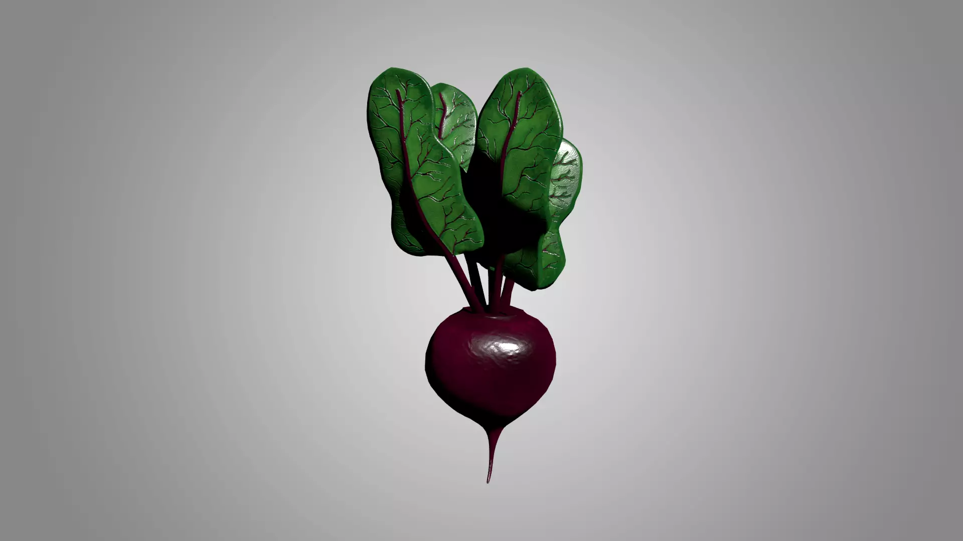 Radish 3D model