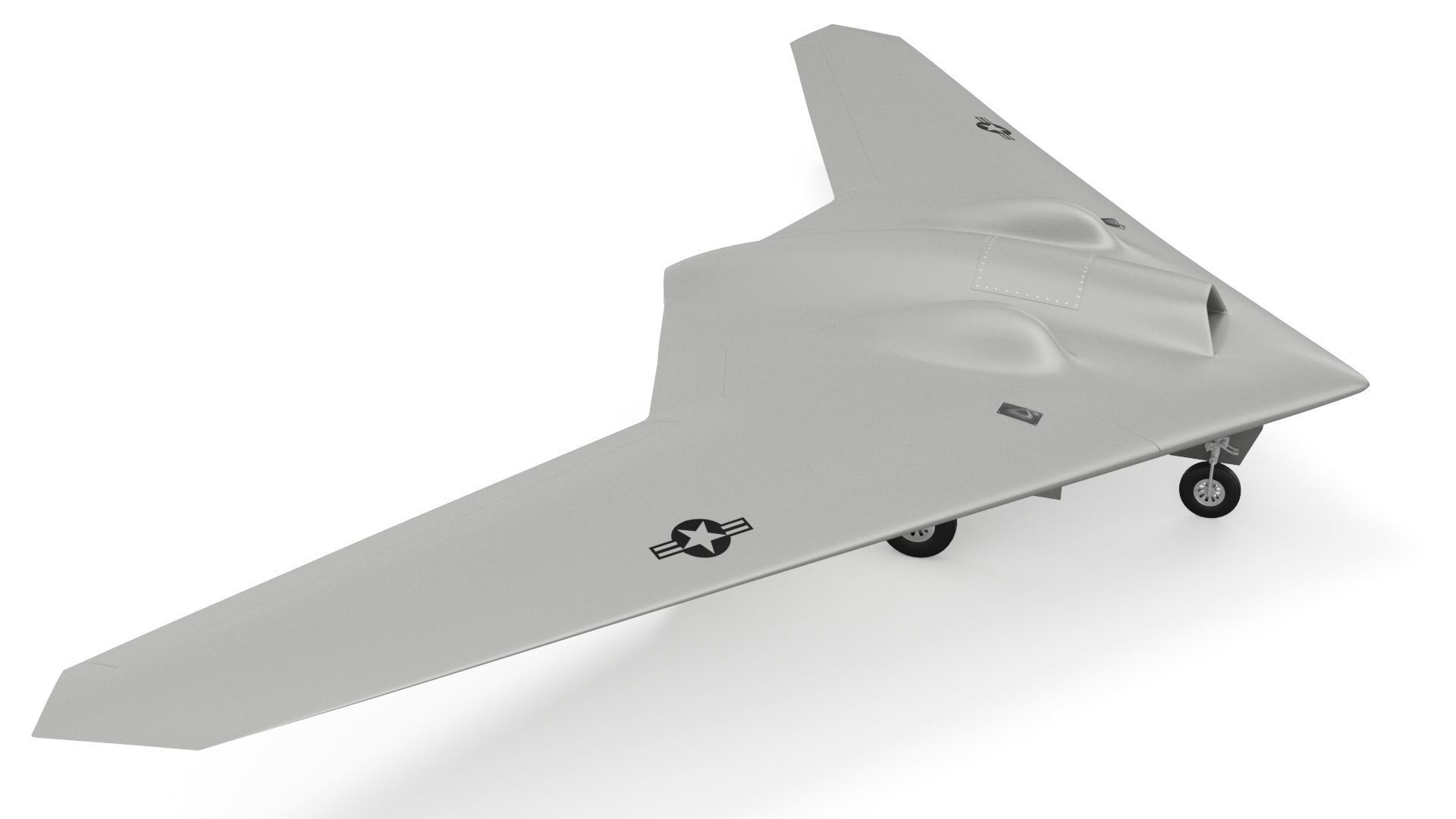 Lockheed Martin RQ-170 Sentinel UAV Drone US Version 3D model_14