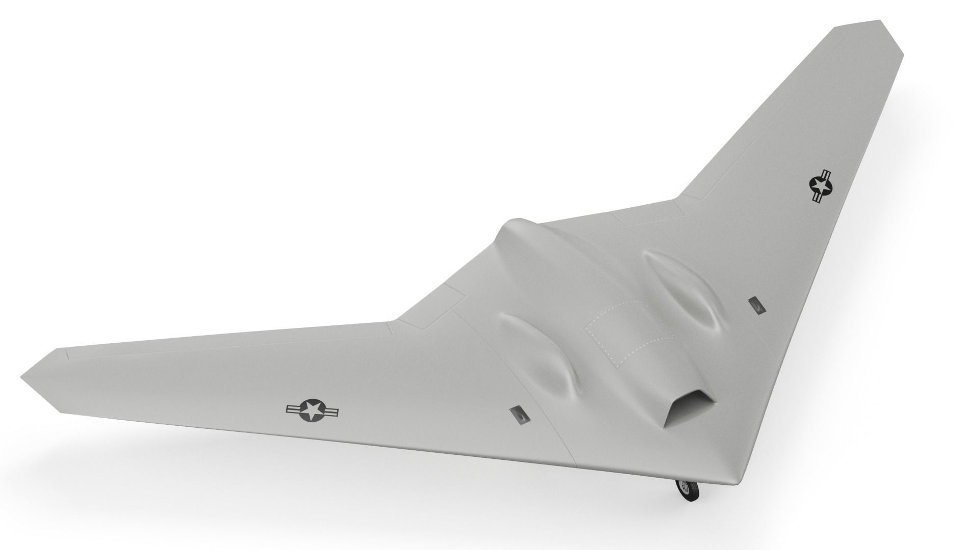 Lockheed Martin RQ-170 Sentinel UAV Drone US Version 3D model_1