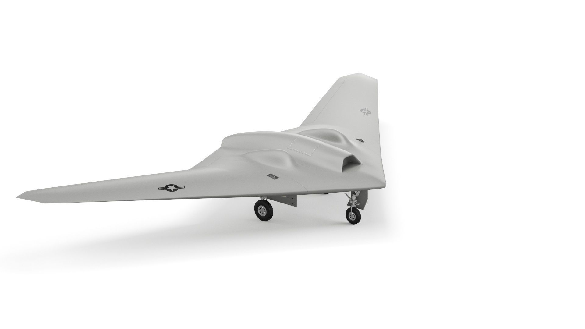 Lockheed Martin RQ-170 Sentinel UAV Drone US Version 3D model_23