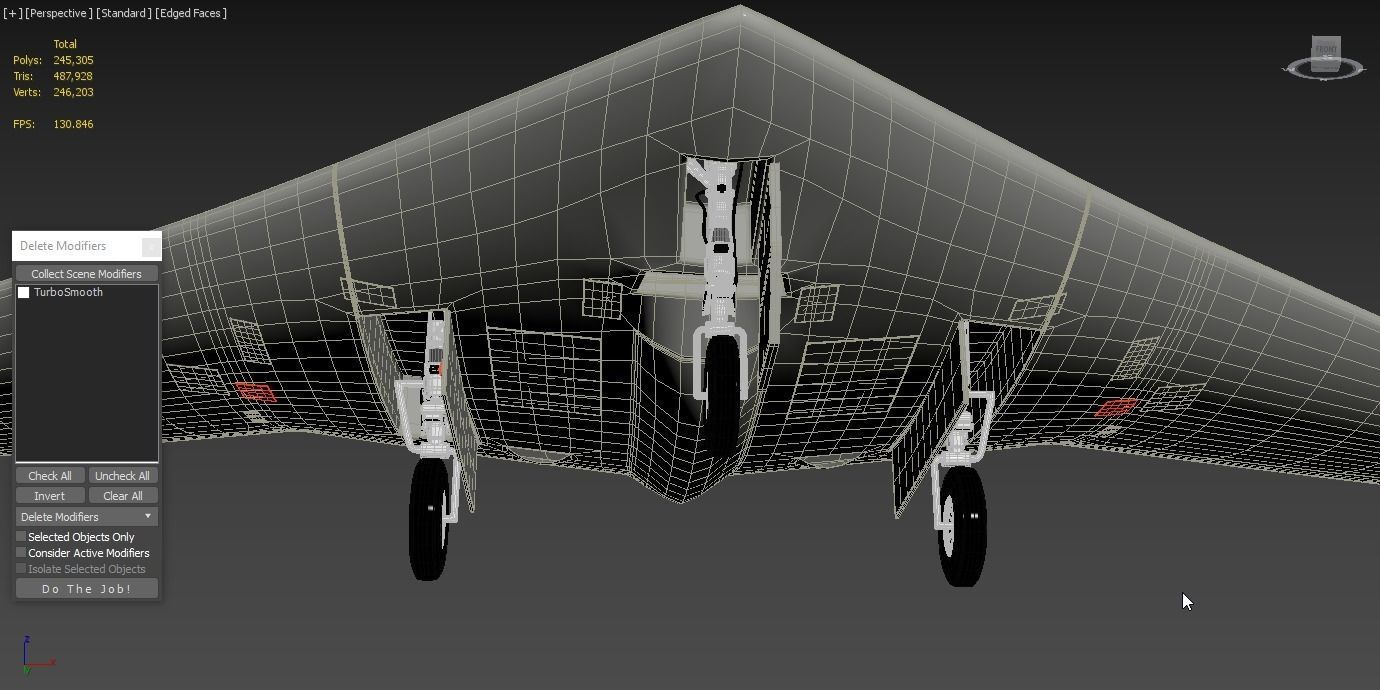 Lockheed Martin RQ-170 Sentinel UAV Drone US Version 3D model_7