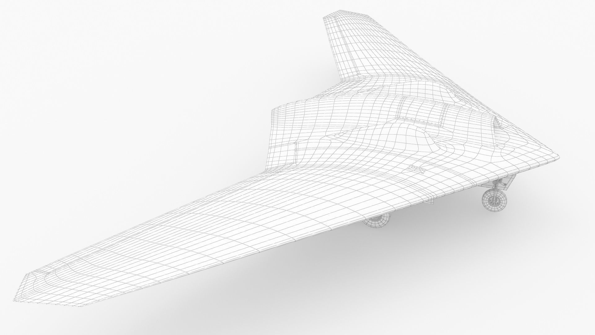 Lockheed Martin RQ-170 Sentinel UAV Drone US Version 3D model_15