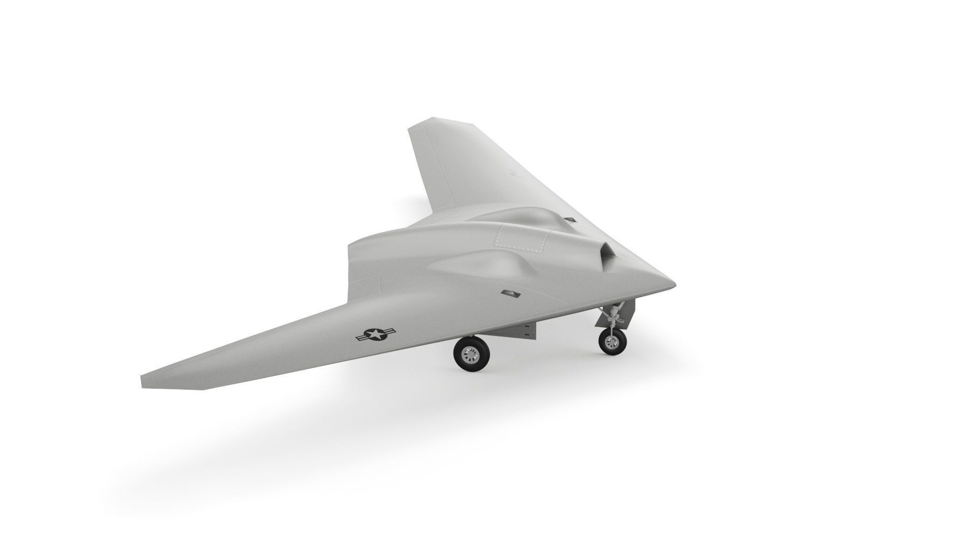 Lockheed Martin RQ-170 Sentinel UAV Drone US Version 3D model_24
