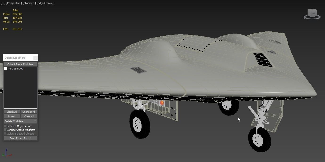Lockheed Martin RQ-170 Sentinel UAV Drone US Version 3D model_6