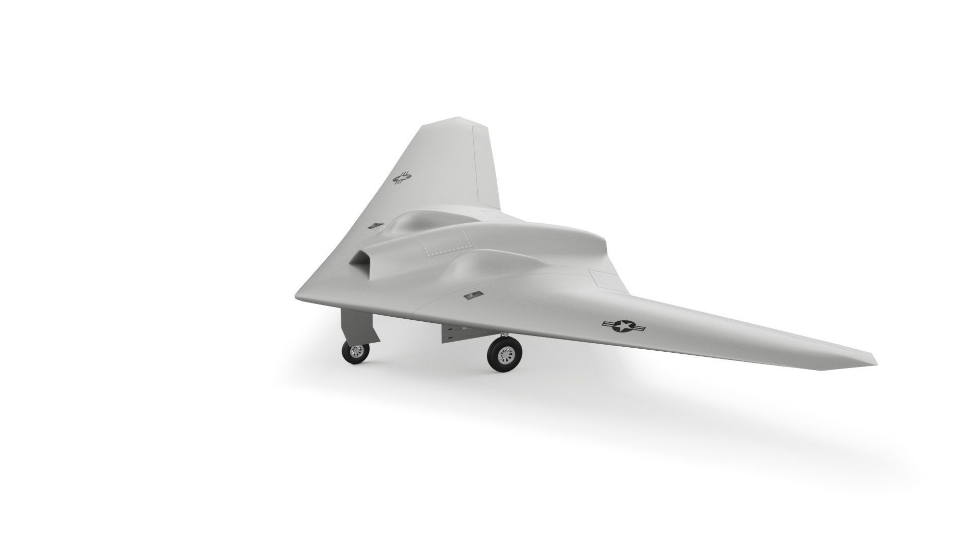 Lockheed Martin RQ-170 Sentinel UAV Drone US Version 3D model_32