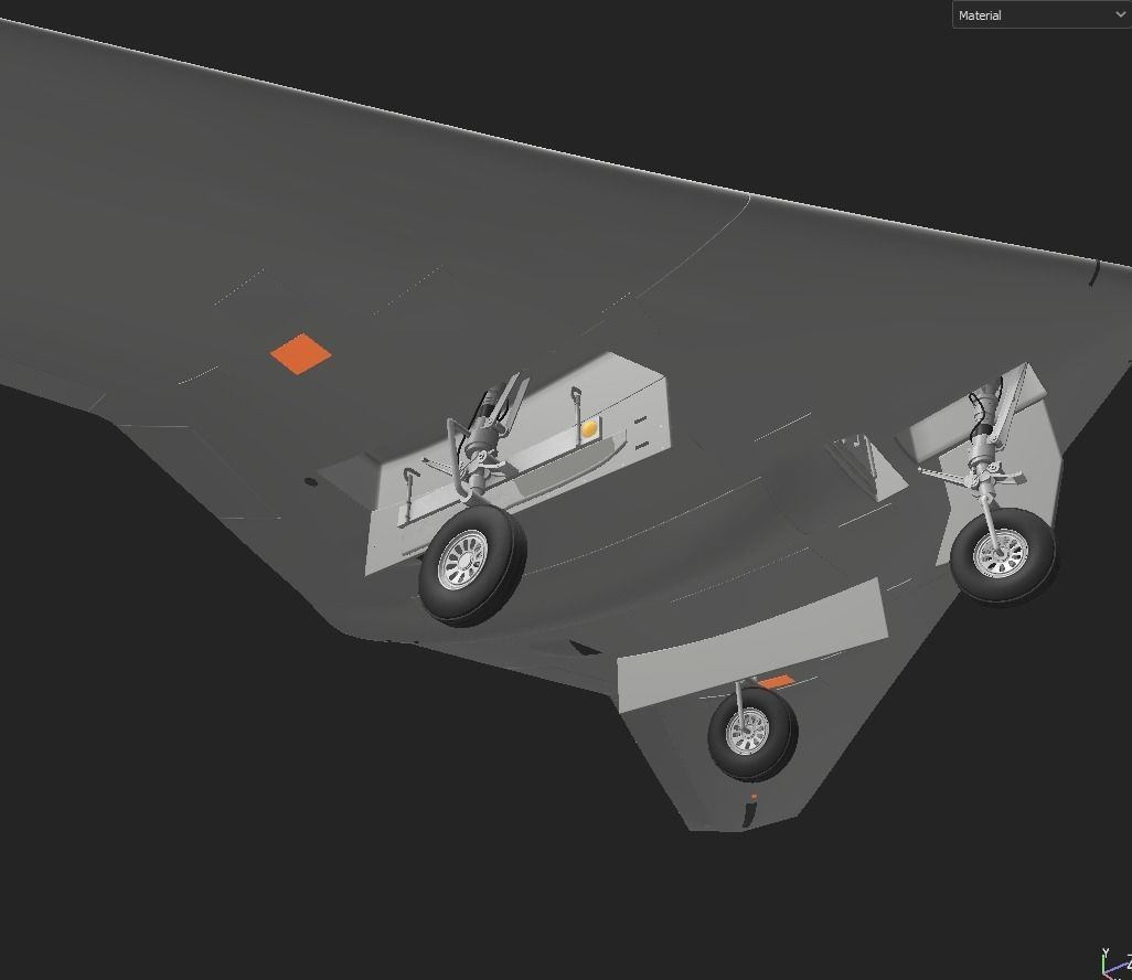 Lockheed Martin RQ-170 Sentinel UAV Drone US Version 3D model_37