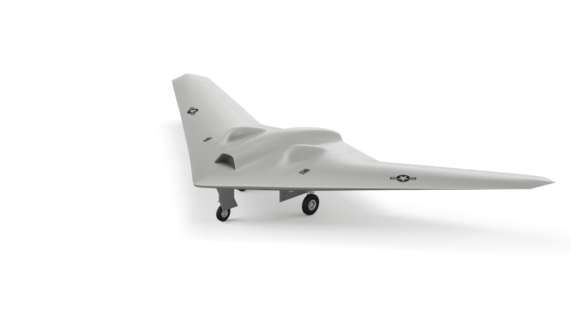 Lockheed Martin RQ-170 Sentinel UAV Drone US Version 3D model_33