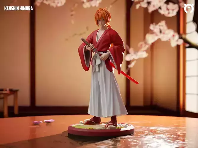 Rurouni Kenshin Himura 3D print model