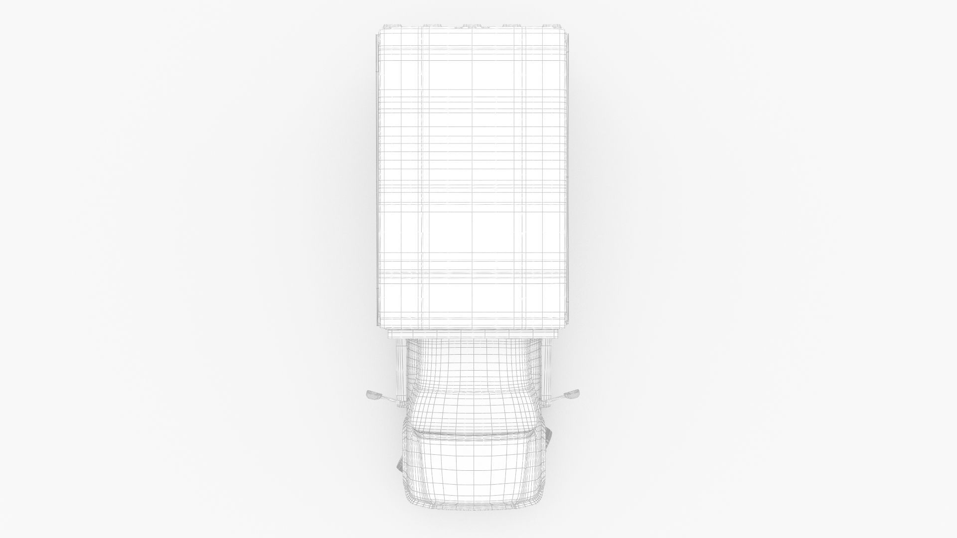 Emergency Ambulance Truck 2in1 vehicle car 3D model_14