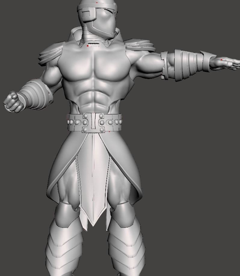 monarch 3d model standing action for 3d print 3D print model_5