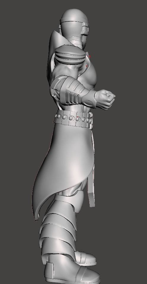 monarch 3d model standing action for 3d print 3D print model_4