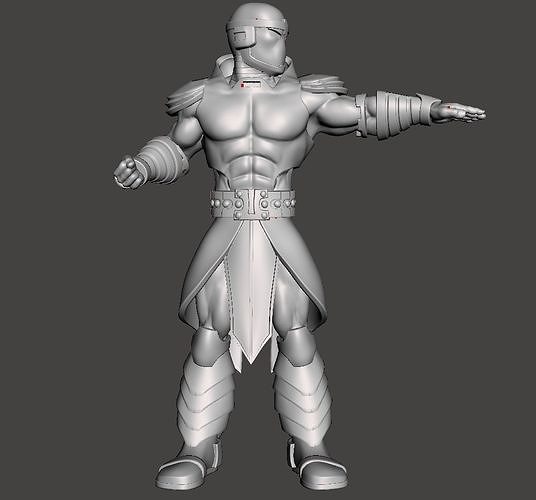 monarch 3d model standing action for 3d print  3D print model