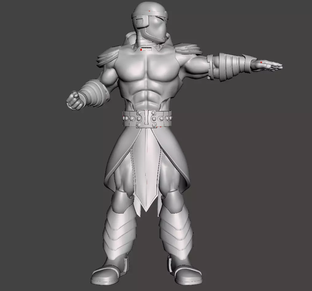 monarch 3d model standing action for 3d print 3D print model_0