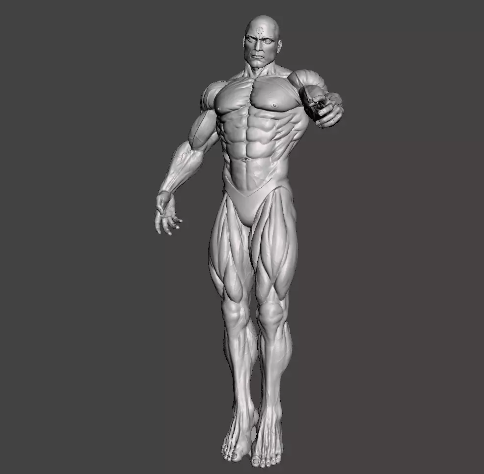 Manhattan 3d model with base for 3d print  3D print model_0