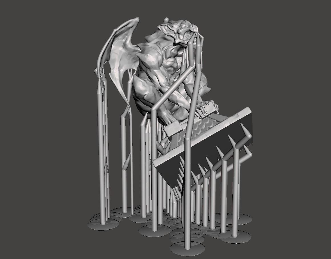 Batman Armor with angles standing action  3D print model_7