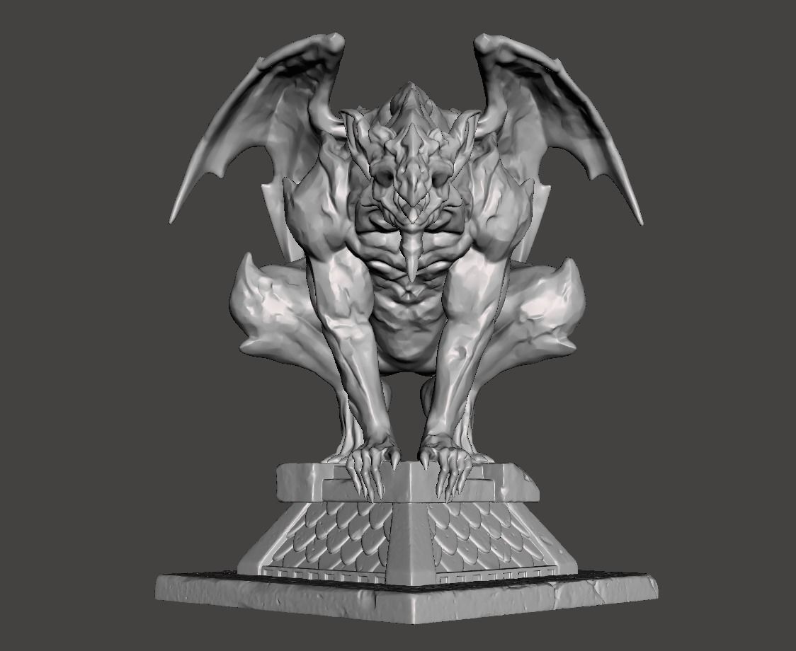 Batman Armor with angles standing action  3D print model_5