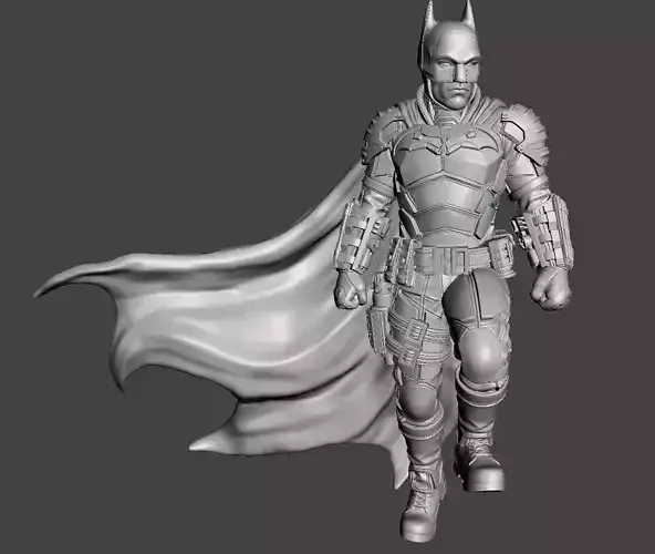 Batman Armor with angles standing action  3D print model
