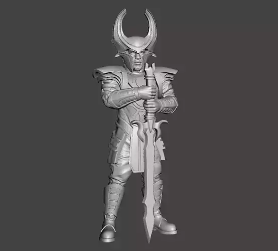 Gate keeper Action casual model for 3d print 