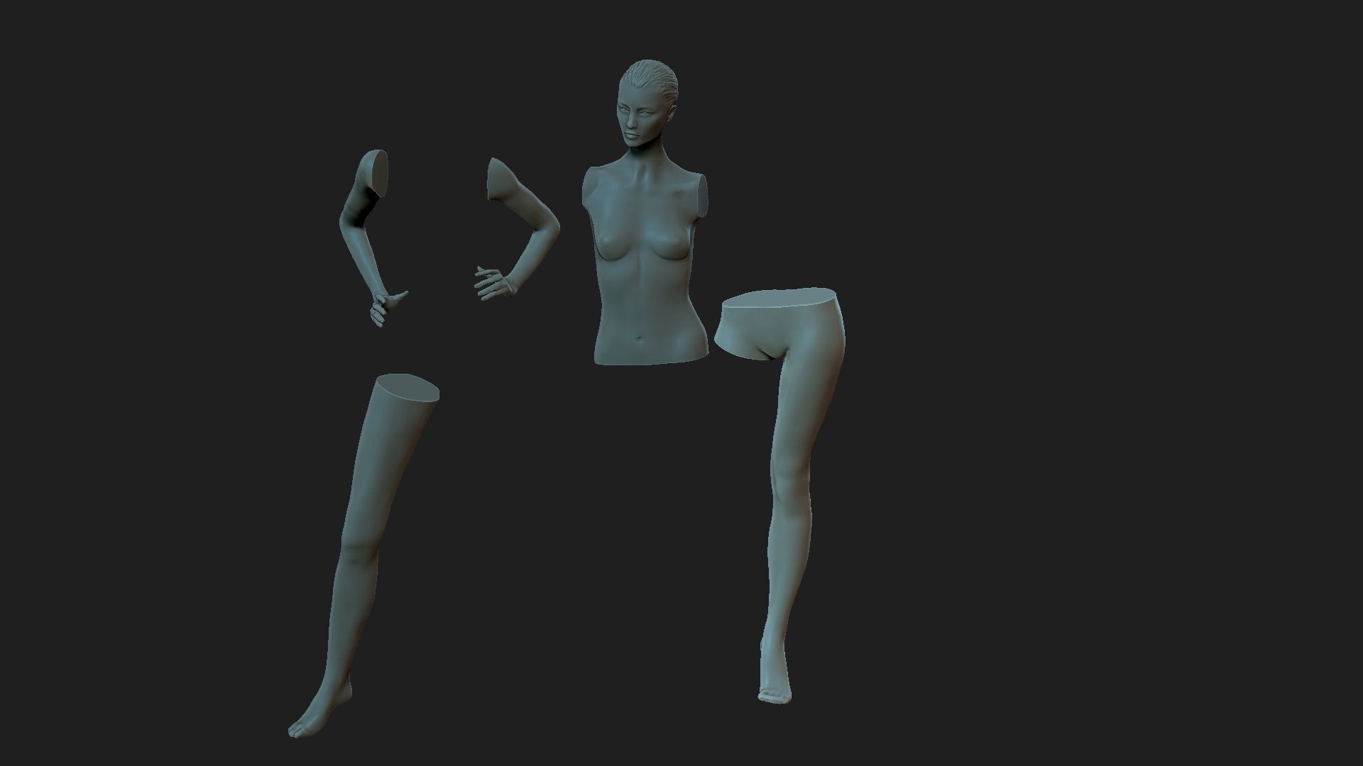 mannequin 3D model_4