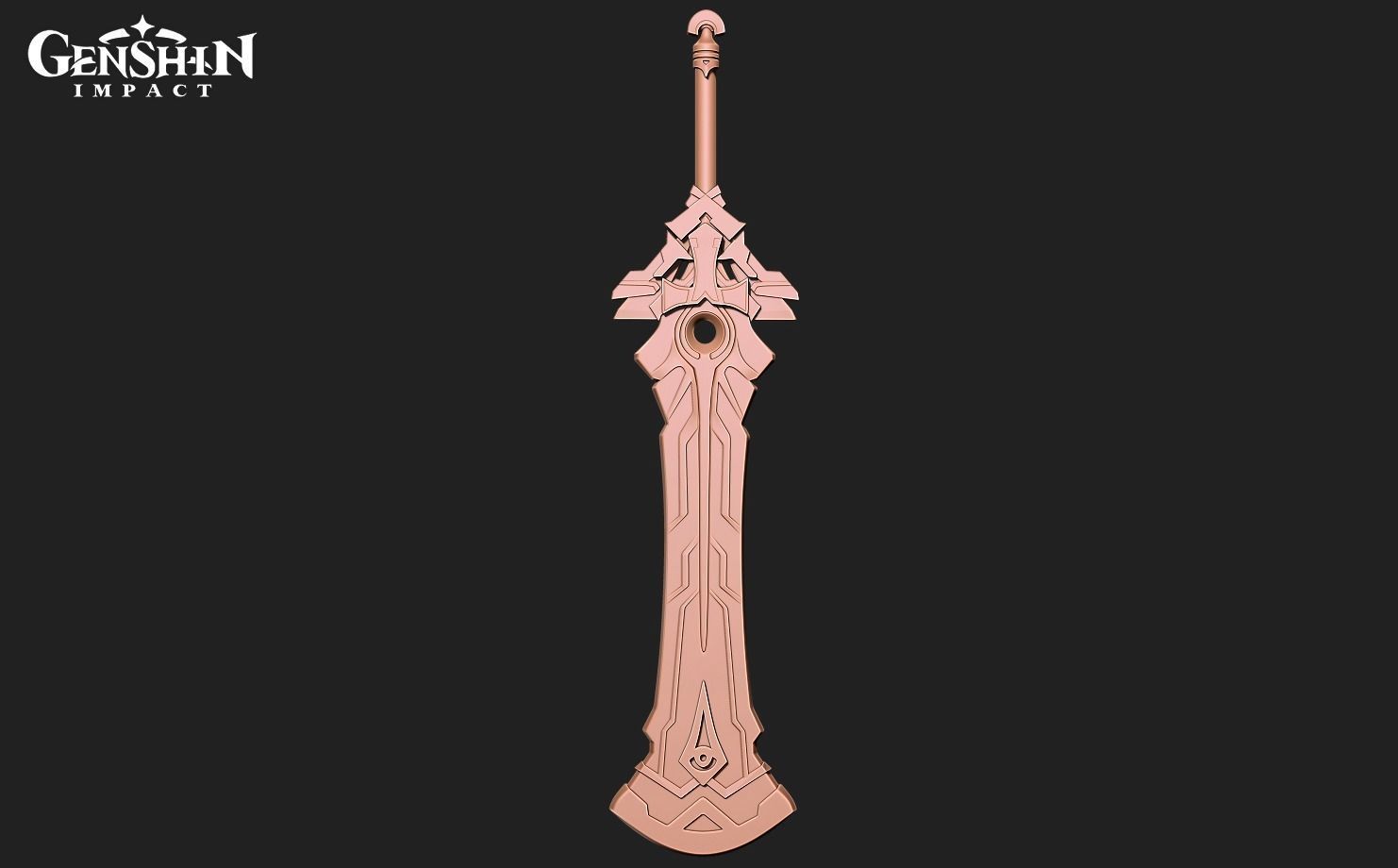 Genshin impact - Dehya Beacon of the Reed Sea 3D print model_3